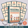 Regizorul spectacolului școlar — 4 piese complete de spectacol, regie pentru grupă mare și dosar de montare